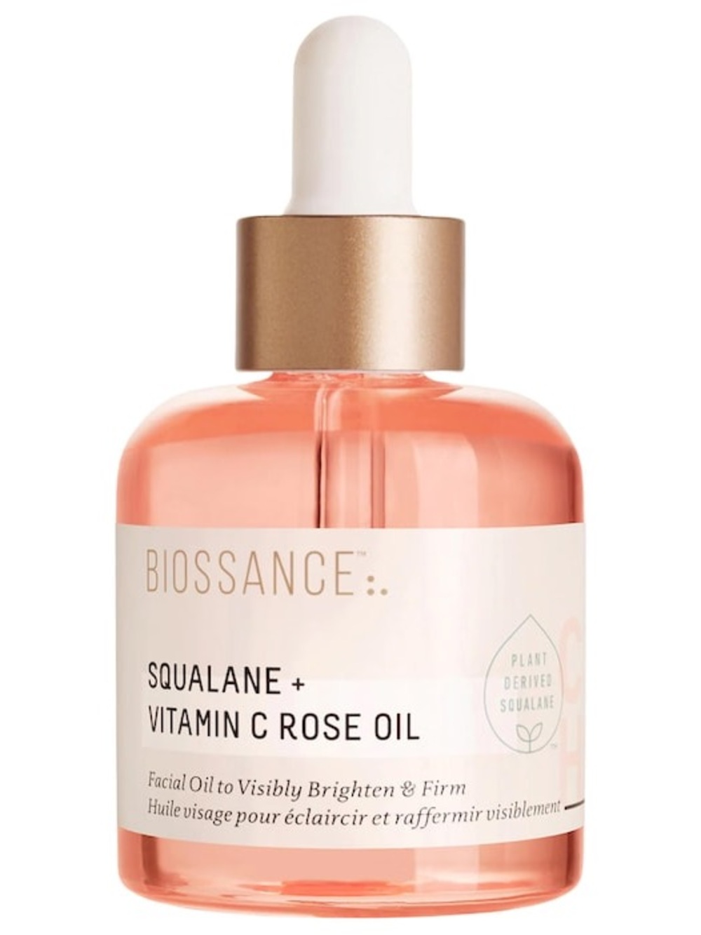 Biossance Squalane + Vitamin C Rose Oil 1 Fl Oz